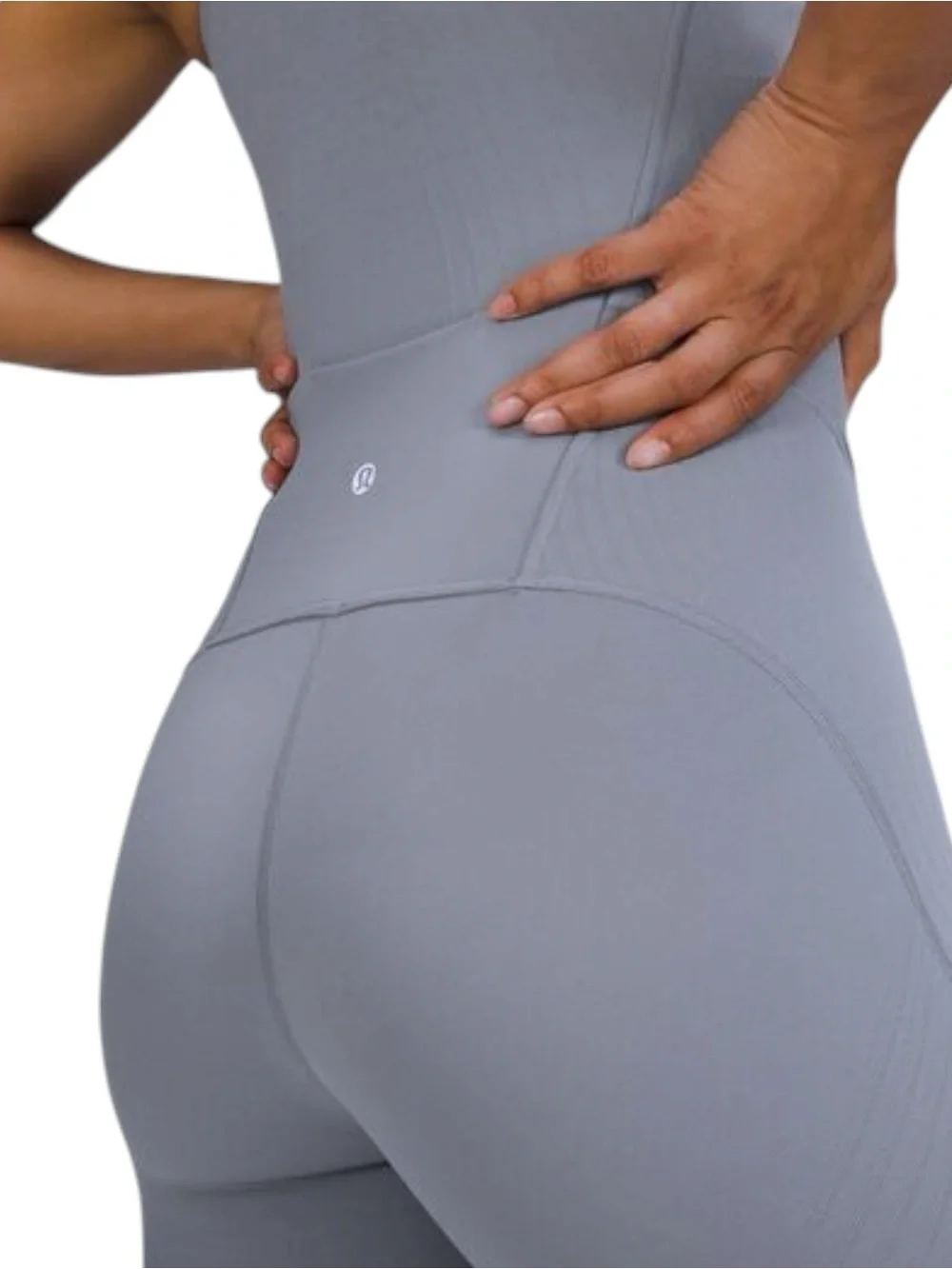 NWT Lululemon SenseKnit Running One-Piece size 2 in Rhino Gray